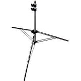 Bogen - Manfrotto 8' Compact Light Stand, 5/8 Mounting Stud, Black Anodized (#052B)