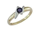 rotund - size 6.50 14K Gold Sapphire Ring