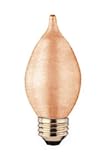 Bulbrite 431140 - 40C15A - 40 Watt Amber C15 Decorative Light Bulb