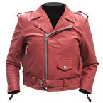 Girls Kids Basic Leather Motorcycle Jacket KJ742 Pink