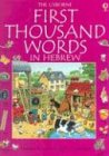 The Usborne First Thousand Words in Hebrew: With Easy Pronunciation Guide (First Thousand Words)