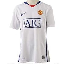 Nike Manchester United Away Junior Shirt White 11-12 (LB)