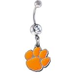 Clemson Tigers Sexy Belly Navel Ring