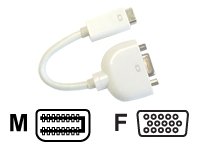 JOUJYE MiniDVI/VGA Adapterkabel MiniDVI Buchse 32Pin auf Stecker 15Pin fuer APPLE iMAC, MA Preisvergleich
