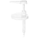 Carlisle 3831089P White 5-Inch Plastic Pump & Lid Set (Case of 12)