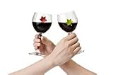 Qualy Leaf My Glass Wine Tag