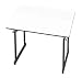 Alvin Workmaster Jr Drafting Table, Black Base, 31in x 42in White Top, Rounded Corners