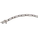 14K White Gold Diamond Bracelet