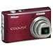 Nikon Coolpix S610 10MP Digital Camera with 4x Optical Vibration Reduction (VR) Zoom (Deep Red)