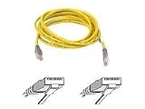 Belkin Cat5e Moulded UTP Crossover Cable (Yellow Cable with Grey Boot) 25m