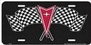 Pontiac Racing Flags License Plate