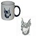 Miniature Pinscher Country Mug, Porcelain by Rosalinde (12 oz.)