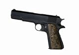 Green Gas Airsoft Pistol Model 1911 Style - Black - Eagle Grips