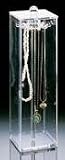 Necklace Holder - 12 Arm - Clear Acrylic (Clear) (4D x 4W x 14H)