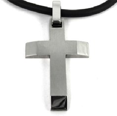 Men's Titanium Cross Pendant