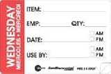 Daydots SupeRemovable - Wednesday Prep Label 10205
