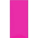 Hot Pink Plastic Table Cover 1 per Package