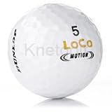 60 MINT DUNLOP LOCO MIX USED GOLF BALLS + FREE TEES