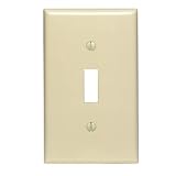 20 each: Leviton 1 Gang Nylon Toggle Switch Wallplate Wallplate (021-80701-00I)