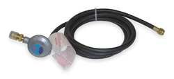 Industrial Grade 1MCD7 Hose & Regulator 375K, LP Gas, 10 Ft