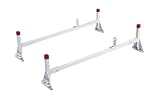 Knaack 209-3 Weather Guard White Aluminum Two Cross Member All-Purpose Van Ladder Rack
