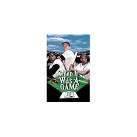 When It Was a Game 3 (1960's Baseball) [VHS]