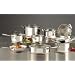 Emerilware All-clad 23 Pc Stainless Steel Set Bonus Wusthof #5558 Kitchen Shears/ Scissors and 13" 18/10 Stainless Steel Spatula and Kitchen Spoon