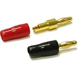 Cables To Go Solder-Style Banana Plug Speaker Connector 4pk 29784