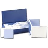 Brilliant Blue Faux Lizard Box Stationery Ensemble