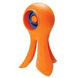 Triple Crown Click  Play Dog Toy and Training Aid (orange squid toy)