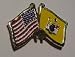 New Jersey & U.S. Lapel Pin