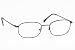 COMPUTER GLASSES WITH CLEAR POLYCARBONATE DOUBLE SIDED ANTI-REFLECTIVE COATING, SCRATCH COATING AND UV PROTECTION - BLACK METAL FRAME - 52-19-140.