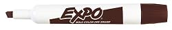 Expo Original Chisel Tip Dry Erase Markers, 12 Brown Markers (83007)