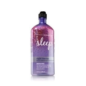 Bath and Body Works Night Time Tea 10 Oz Body Wash &amp; Foam Bath Dream Away Aromatherapy Limited Scent: Beauty