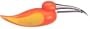 Animal House Bird Peeler - Orange/ Yellow