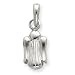 Sterling Silver 3-D Angel Pendant