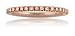 Pink Diamond 18k Pink Gold Wedding Band Ring (.26ct)