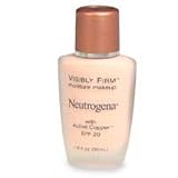 Neutrogena Visibly Firm Moisture Makeup Classic Porcelain 20 With Active Copper SPF 20 1.0 Fl oz