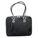 Mango Tango Black Quilted Faux Suede 18