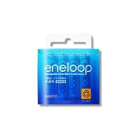 SANYO eneloop ニッケル水素電池 単4形 4本パック HR-4UTG-4BP 21yc9bjwqyl
