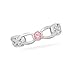 Celtic Design Toe Ring with Pink Crystal