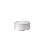 FancyHeat F410 5 Hours White Tea Lite Candle 50-Pack (Case of 10)