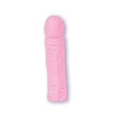 Doc Johnson Mr Softee 8 Inch Dildo, Cotton Candy Pink