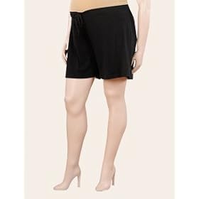 Motherhood Maternity: Plus Size Pull On Style Jersey Knit Drawstring Maternity Shorts