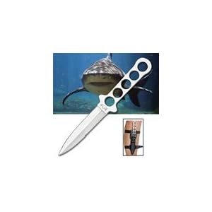 Mako Shark Dive Knife with Leg Strap Sheath