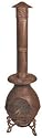 CHIMNEA/CAST IRON CHIMINEA/BRONZE / CHIMNEY COOKER/NEW