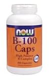 Vitamin B-100 CAPS 250 CAPS - NOW FOODS