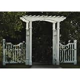 Newport Arbor with Cape Cod Wings and Trim Kit by New England Arbors