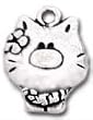 Clayvision Hula Cat Pendant Charm