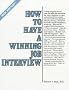 How to Have a Winning Job Interview (Vgm How to Series)
